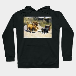 Courage is Half the Battle, By John Henry Dolph Digitally Enhanced Hoodie